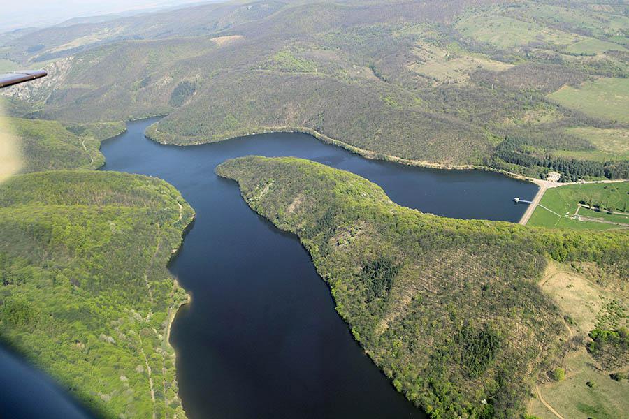 Magyarország egyik legszebb mesterséges tava, a Lázbérci-víztározó