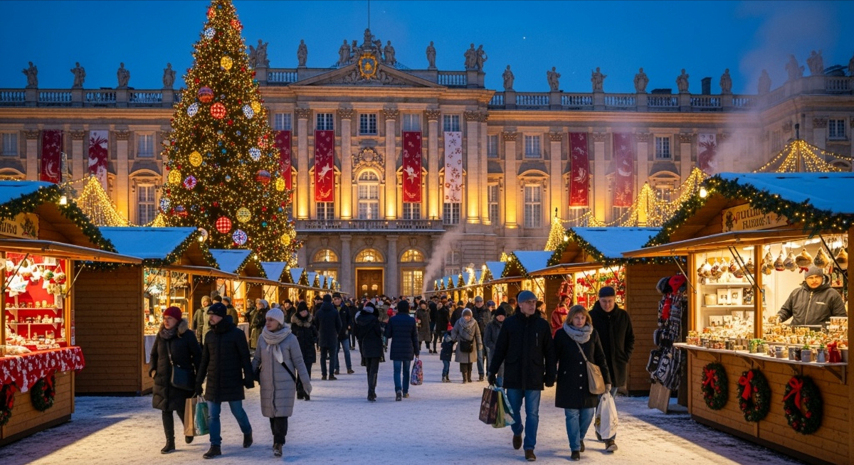 Tömegek keresik a Buckingham-palota „karácsonyi vásárát”, de valami nagyon nem stimmel